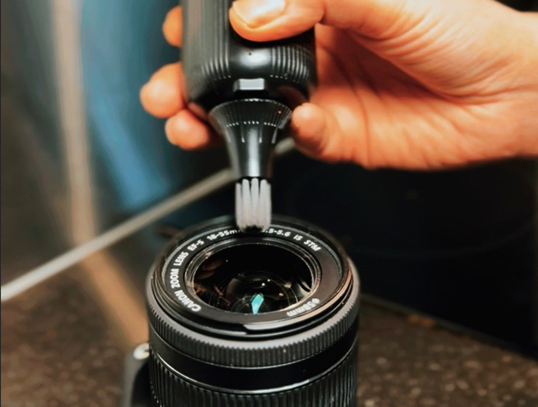 How to Clean Your Camera Lens Safely with VACDRA Mini 2-in-1 Vacuum & Air Duster