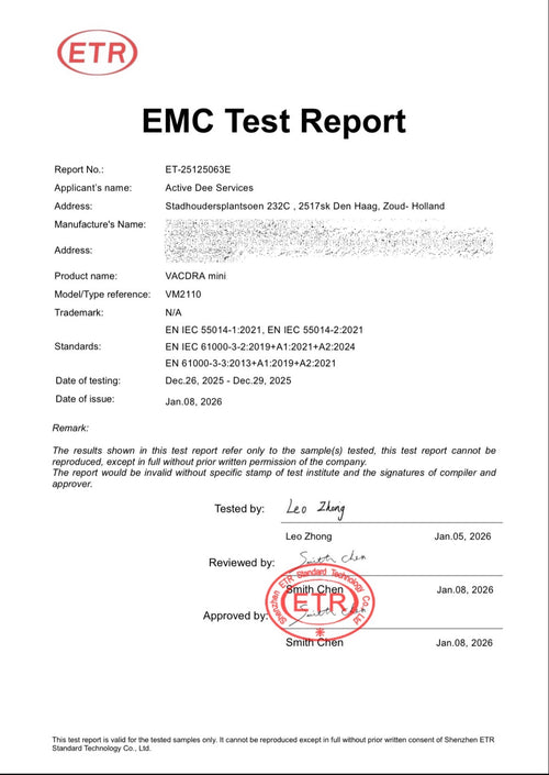 EMC Test Report (Summary)